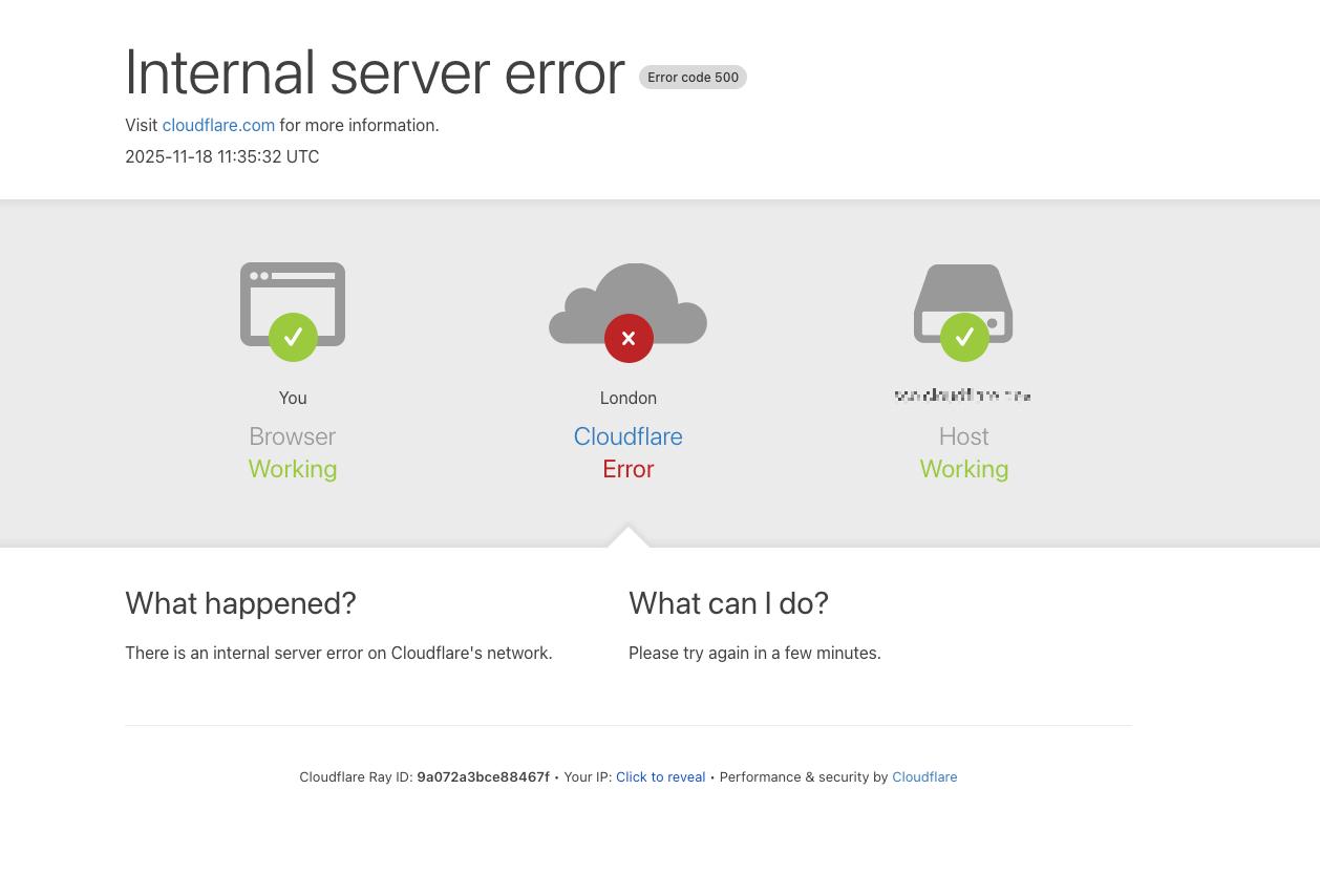 Cloudflare Outage on November 18, 2025 – What Happened & What You Should Know